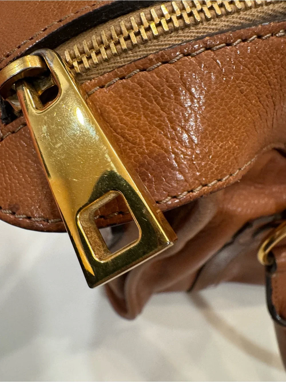 AUTHENTIC Marc Jacobs LUXURY LINE GOATSKIN LEATHER Satchel Tote Bag - was $1250! - Picture 11 of 13